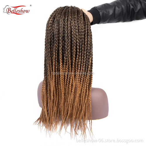 Hot sell 18 inch 22stands senegalese twist hair synthetic box braids crochet hair extension bob